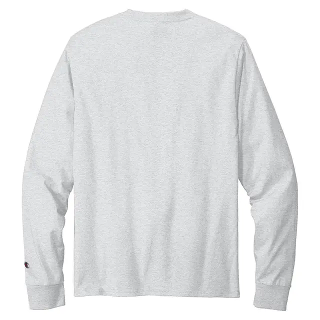 Customizable Champion Long Sleeve T-Shirt cc8c Ash Back