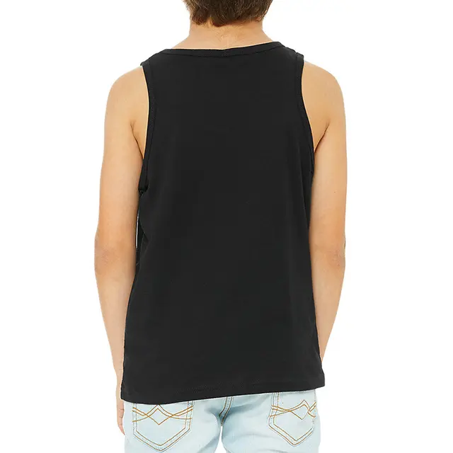 Bella + Canvas Youth Jersey Tank 3480y Black Back