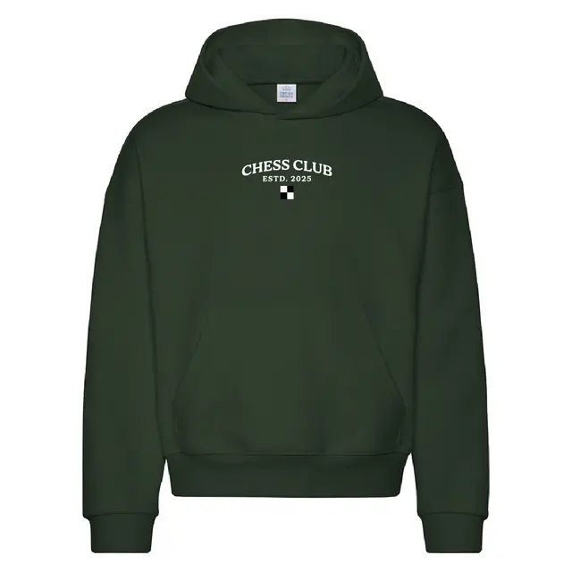 Chess Club Bold Block Text PR Hoodie 2
