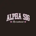 Alpha Sigma Alpha Zebra Pattern Recruitment Tank