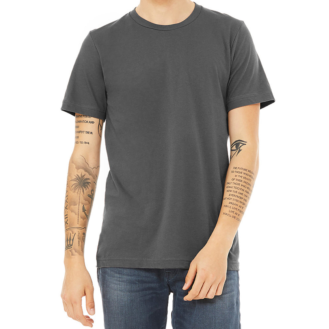 Bella + Canvas Men's Heavyweight 5.5 Oz Crew Tee | Fresh Prints