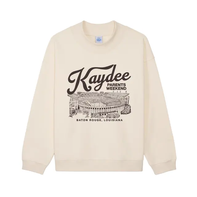 Kappa Delta Flowing Script Stadium Parents Weekend Sweater 2