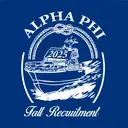 Alpha Phi Nautical Boat Illustration Rush & Bid Tank