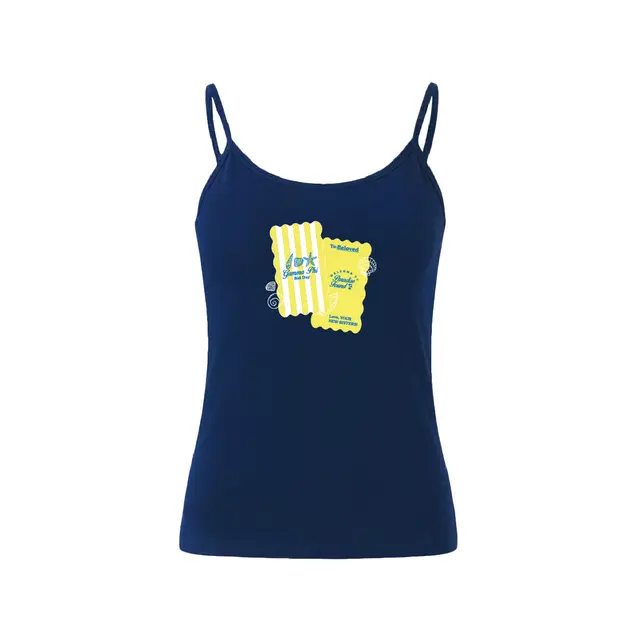 Gamma Phi Bid Day Scalloped Ticket Design Tank 2