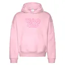 Zeta Tau Alpha Think Pink Bold Lettering Philanthropy Hoodie 2