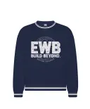 Engineers Without Borders Distressed Lettering Globe PR Sweater