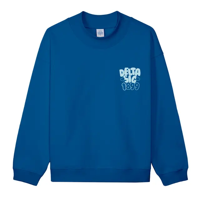 Delta Sigma Phi Playful Lettering PR Crewneck 2