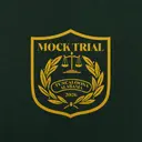 Mock Trial Association Scales of Justice Emblem PR Crewneck