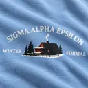 Sigma Alpha Epsilon Cabin Illustration Formal Crewneck