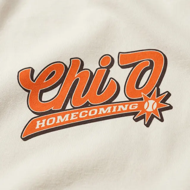 Chi Omega Hand Drawn Lettering Homecoming Tank