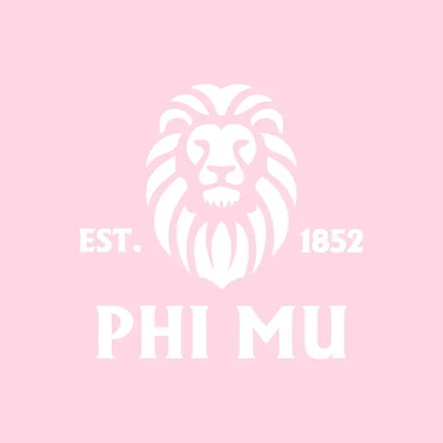 Phi Mu Lion Emblem PR Hoodie