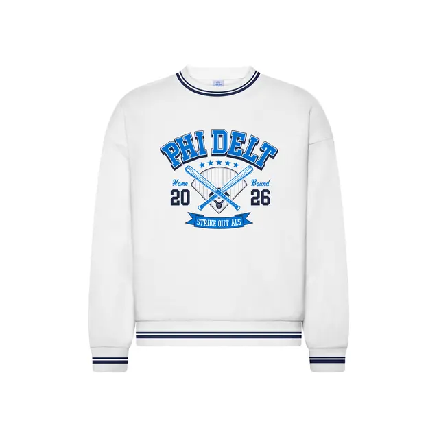 Phi Delta Theta Crossed Bats Graphic Philanthropy Crewneck 2