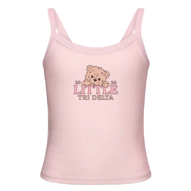 Delta Delta Delta Teddy Bear Big Little Reveal Tank 2