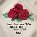 Alpha Gamma Delta Floral Illustration Parents Weekend Sweater