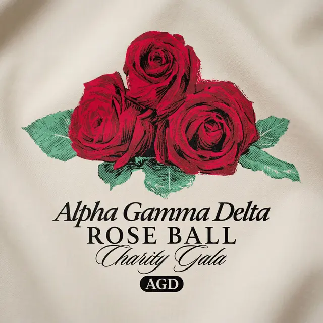 Alpha Gamma Delta Floral Illustration Parents Weekend Sweater