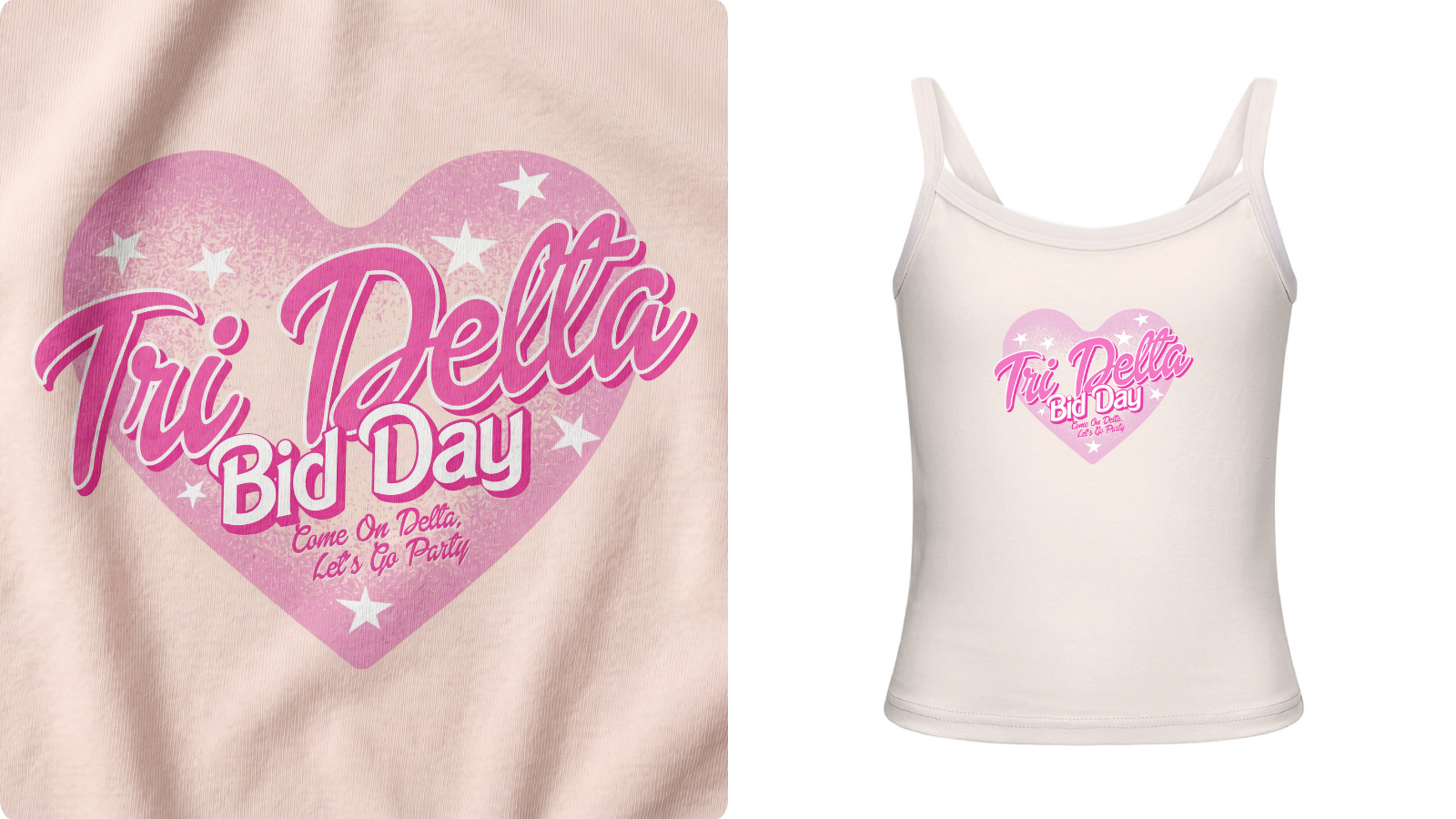 Tri Delta merch Barbie theme