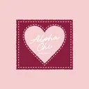 Alpha Chi Omega Heart Patch Date Party Tank