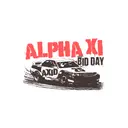 Alpha Xi Delta Race Car Graphic Bid Day Shirt