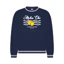 Alpha Chi Omega Lemon Waves Rush Crewneck 2