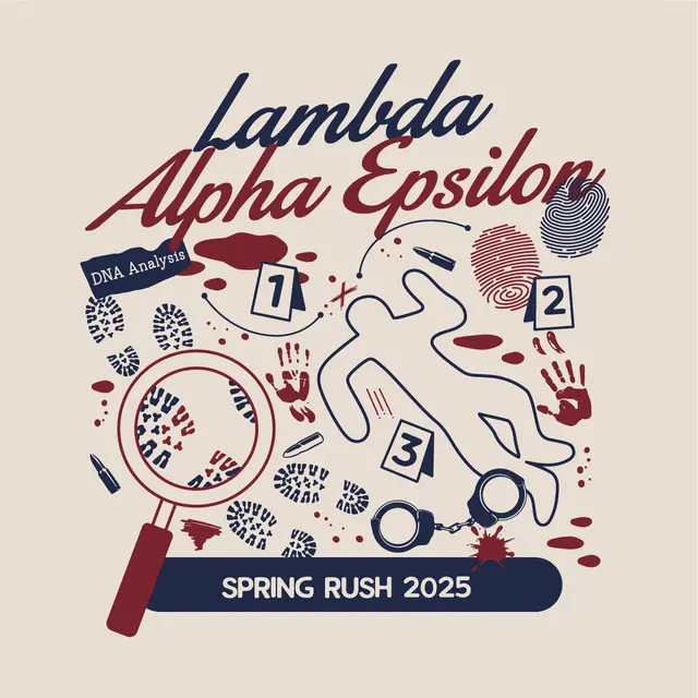 Lambda Alpha Epsilon Detective Graphic PR Shirt