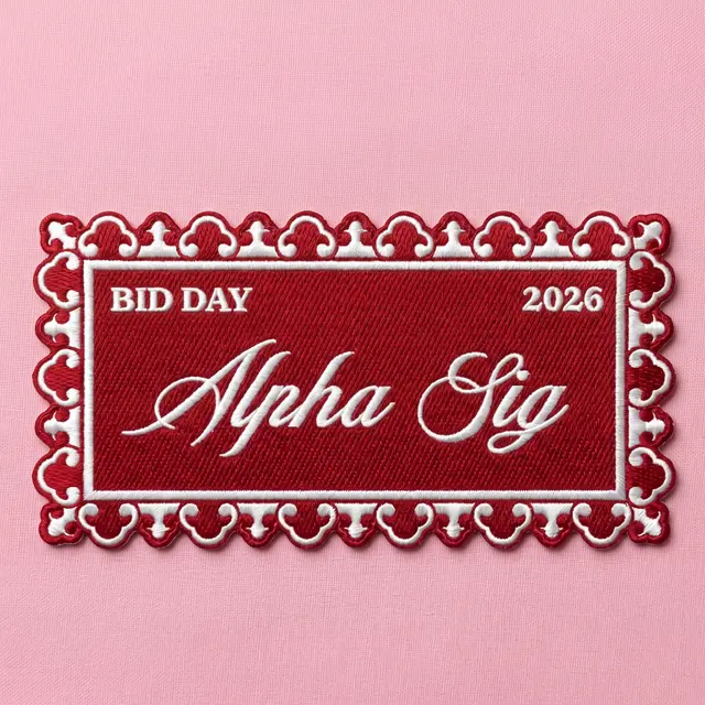 Alpha Sigma Alpha Decorative Frame Bid Day Shirt