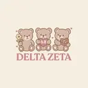 Delta Zeta Teddy Bears with Hearts PR Hoodie