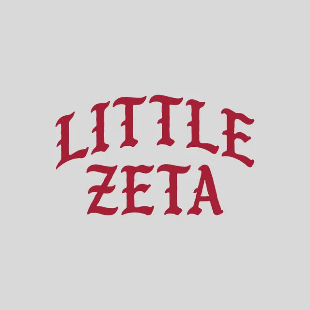Zeta Tau Alpha Bold Red Texts Big Little Reveal Tank