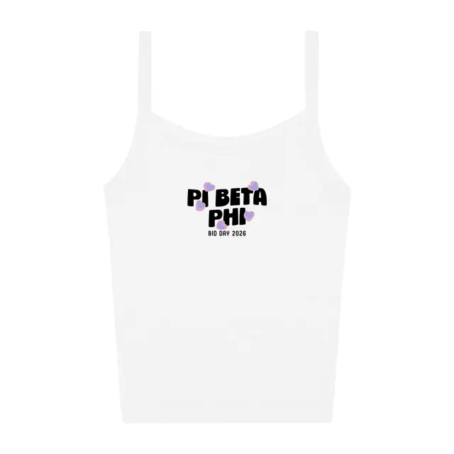 Pi Beta Phi Heart Accents Bid Day Tank 2