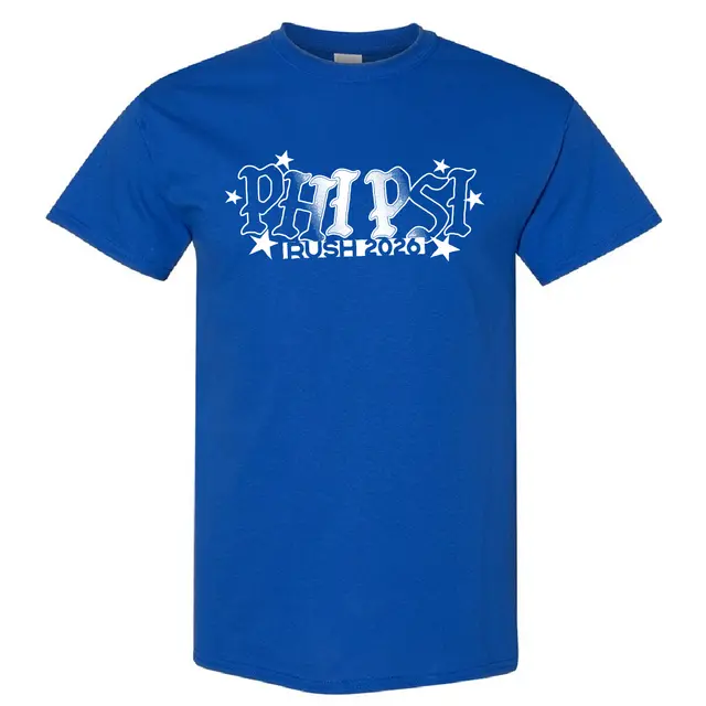 Phi Kappa Psi Starry Text Rush Shirt 2