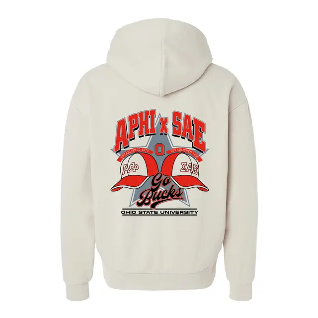 Alpha Phi Caps Graphic PR Hoodie 2