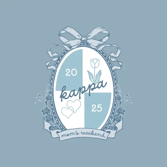 Kappa Kappa Gamma Floral Frame Parent's Weekend Crewneck
