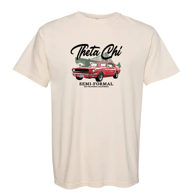 Theta Chi Classic Mustang and Bridge Semi-Formal Shirt 2