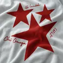 Chi Omega Simple Red Stars And Script Texts Design for Sorority
