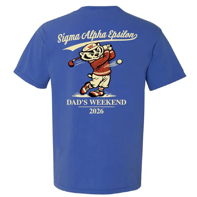 Sigma Alpha Epsilon Golfing Mascot Parent's Weekend Shirt 2
