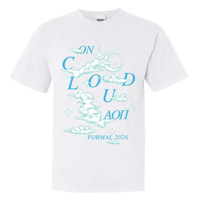 Alpha Omicron Pi Cloud Design Formal Shirt 2