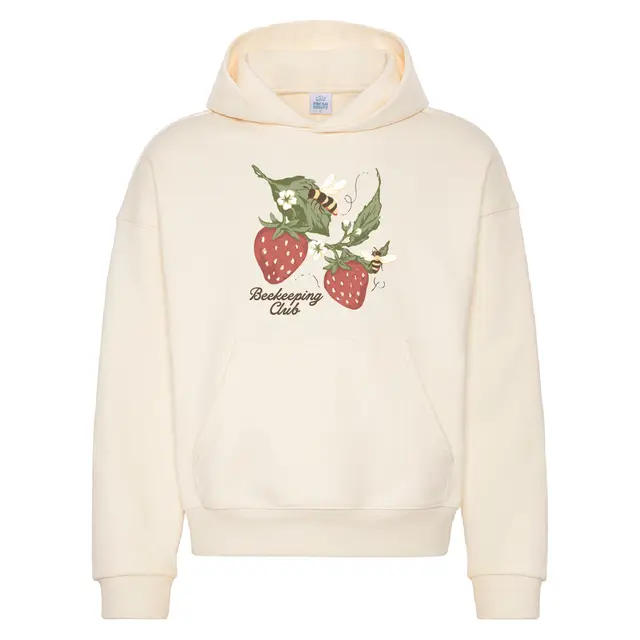 Beekeeping Club Strawberries and Bees PR Hoodie 2
