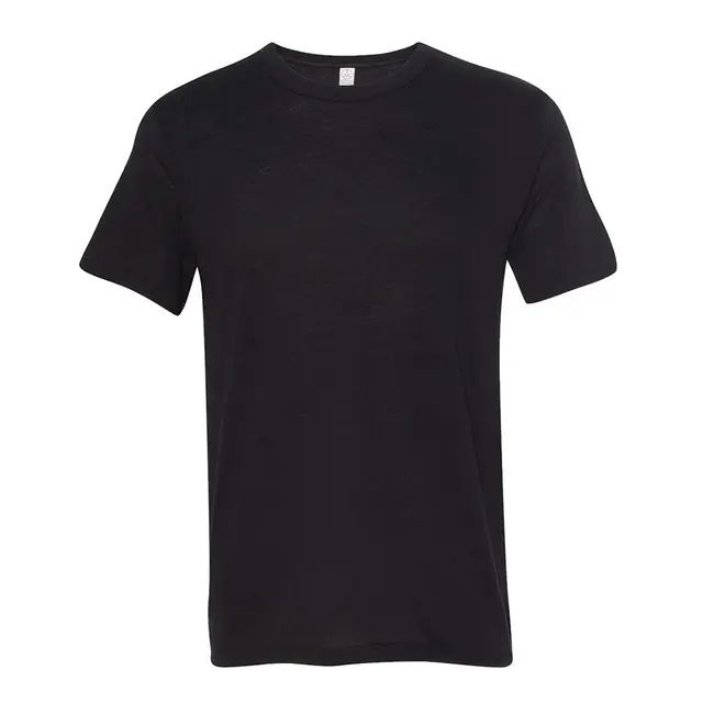 Customizable Alternative Vintage Jersey Keeper Short Sleeve Tee 5050 Black Front