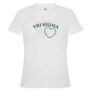 Sigma Sigma Sigma Heart Floral Parent's Weekend Shirt 2