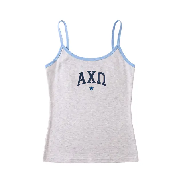 Alpha Chi Omega Arch Lettering Star PR Tank 2