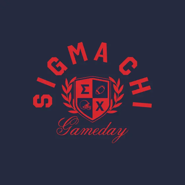 Sigma Chi Bold Crest Game Day Crewneck