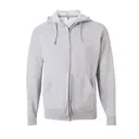Jerzees Unisex NuBlend® Full-Zip Hooded Sweatshirt Ash Front
