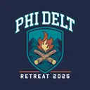 Phi Delta Theta Campfire Shield Retreat Crewneck