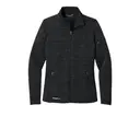 LADIES SWEATER FLEECE FULLZIP Black Front