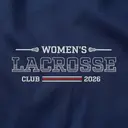 Women's Lacrosse Classic Block Typography PR Shirt