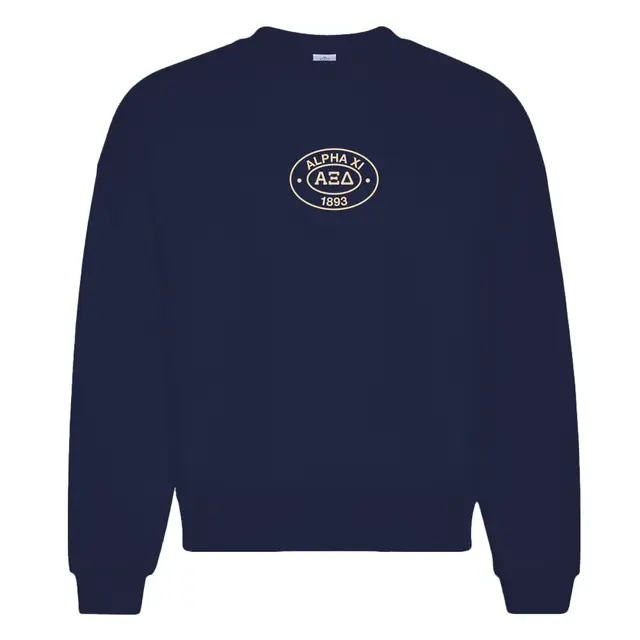 Alpha Xi Delta Classic Oval Design PR Crewneck 2
