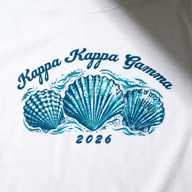 Kappa Kappa Gamma Shells Illustration PR Hoodie