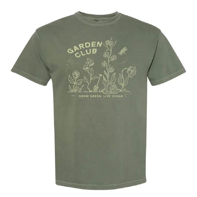 Garden Club Floral and Insect Illustration PR Shirt 2
