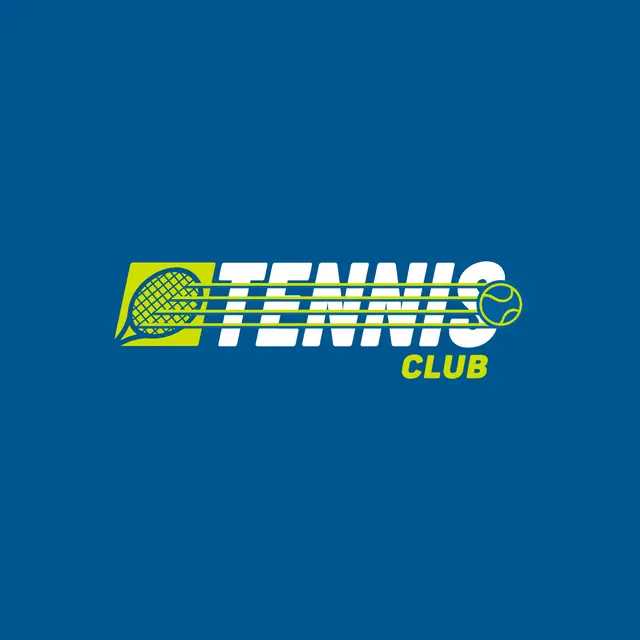 Tennis Club Ball and Racket Graphic PR Hoodie
