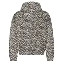 Fresh Prints FP109 Leopard Print Heavy weight Hoodie Mocha Front