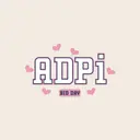 Alpha Delta Pi Heart Accents Bid Day Crewneck